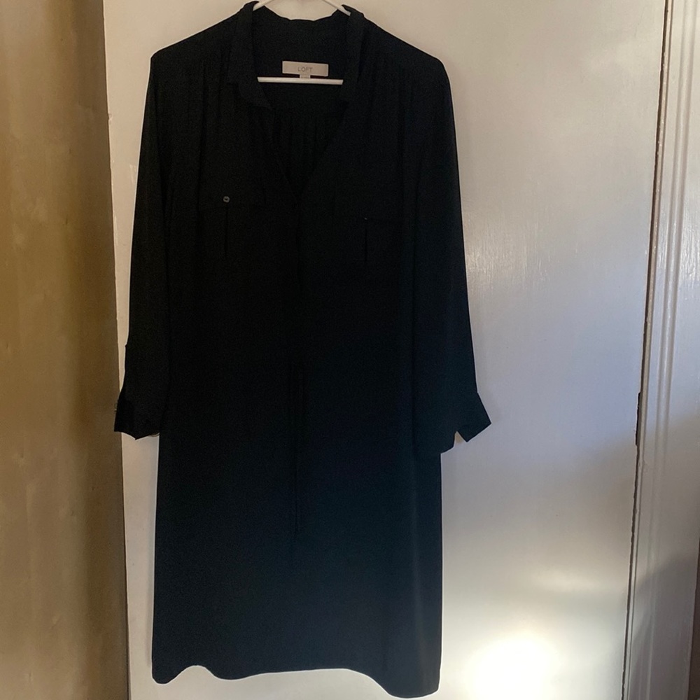 Ann Taylor LOFT black dress
